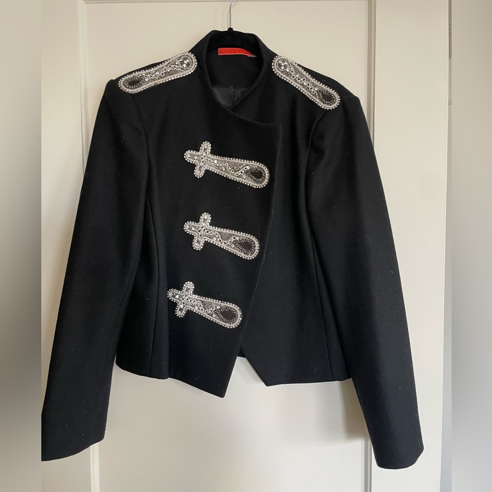 Alice & Olivia black evening jacket
